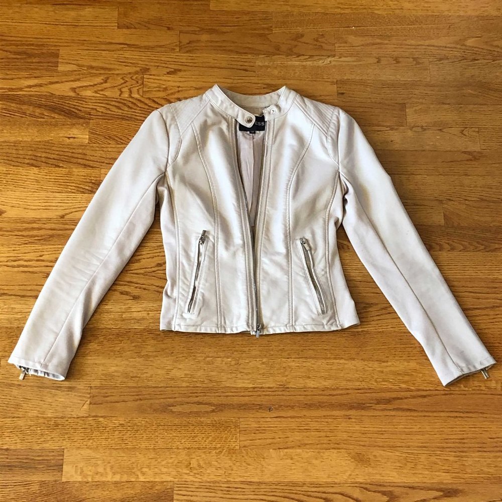 Express Double Peplum Minus the Leather Jacket